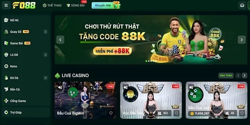 Đôi nét chung sân chơi FO88